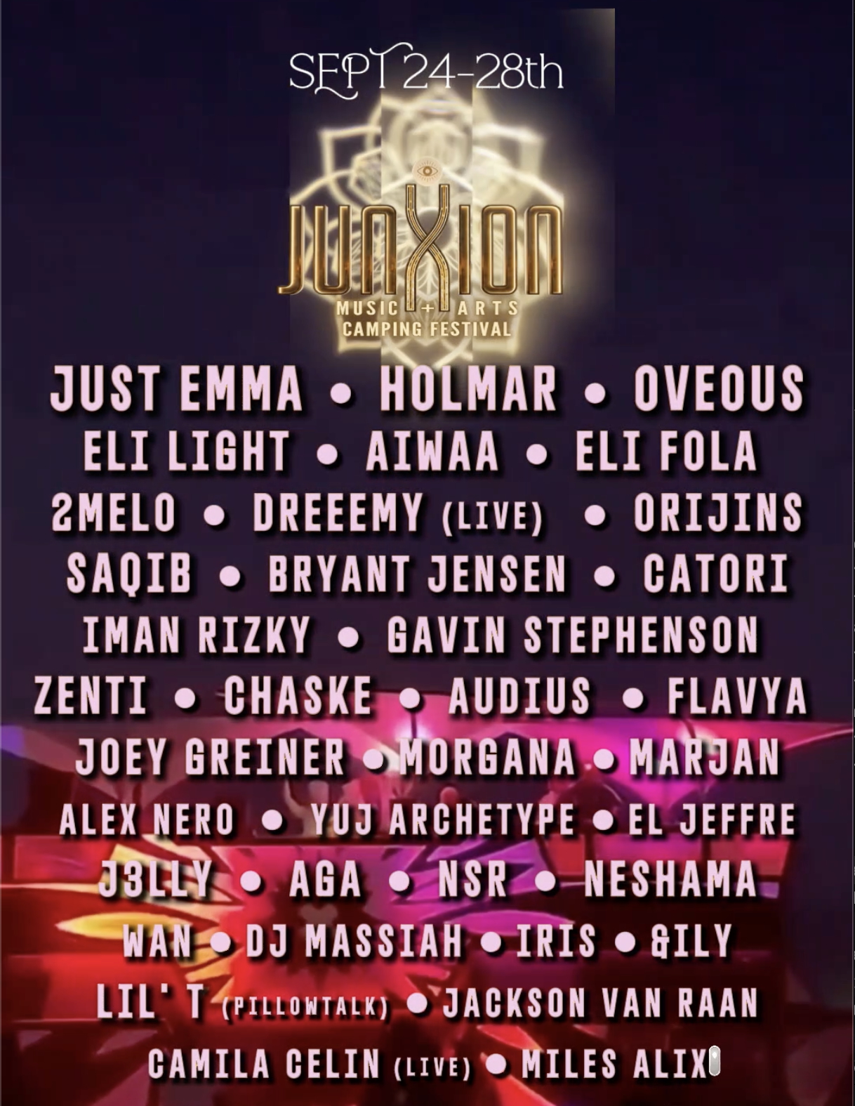 JunXion Campout Convergence Festival 2026 feat. Just Emma, Holmar, OVEOUS, & Many More