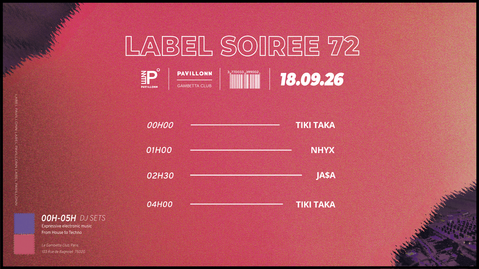 Pavillonn Label Soirée Club