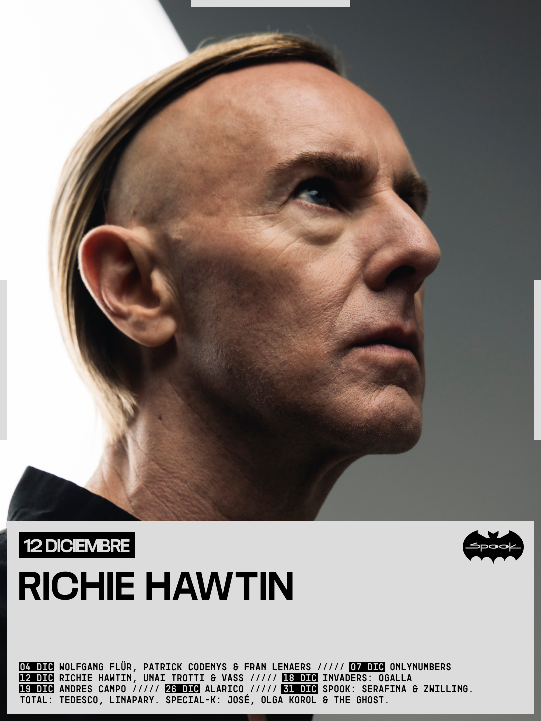Richie Hawtin + invitados & Cartulis with Unai Trotti + Vass
