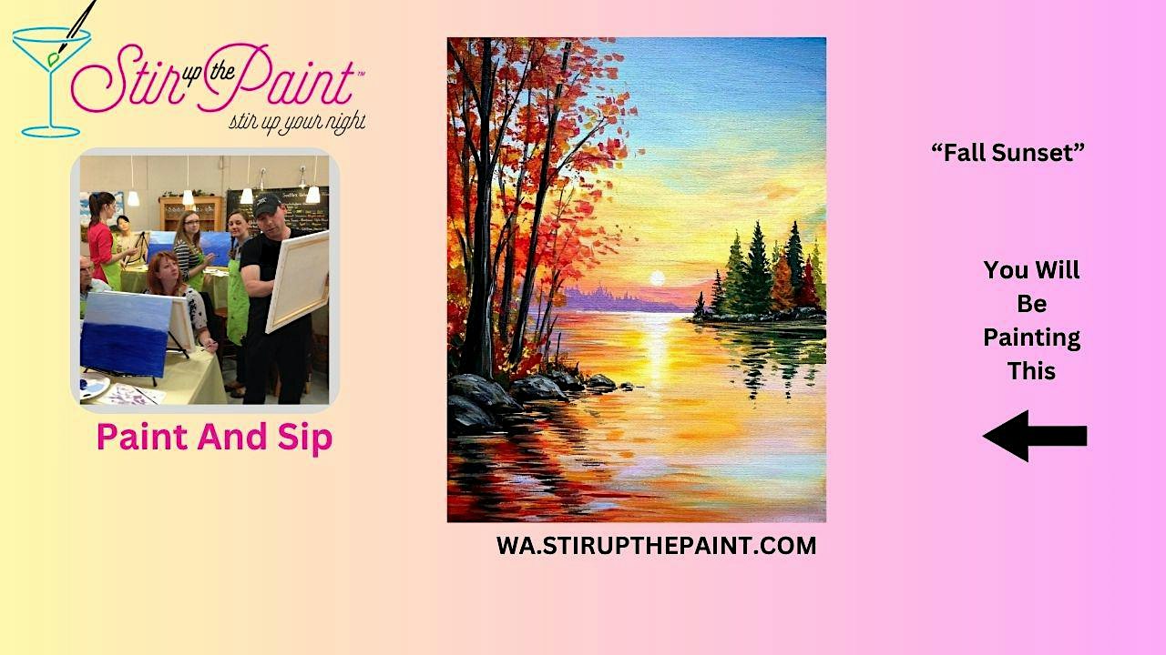 Seattle Paint and Sip, Paint Party, Paint Night With Stir Up The Paint