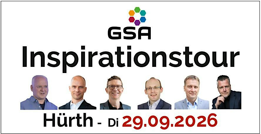 GSA-Inspirationstour in KÖLN-Hürth: 6 Redner:innen je 10 Min.