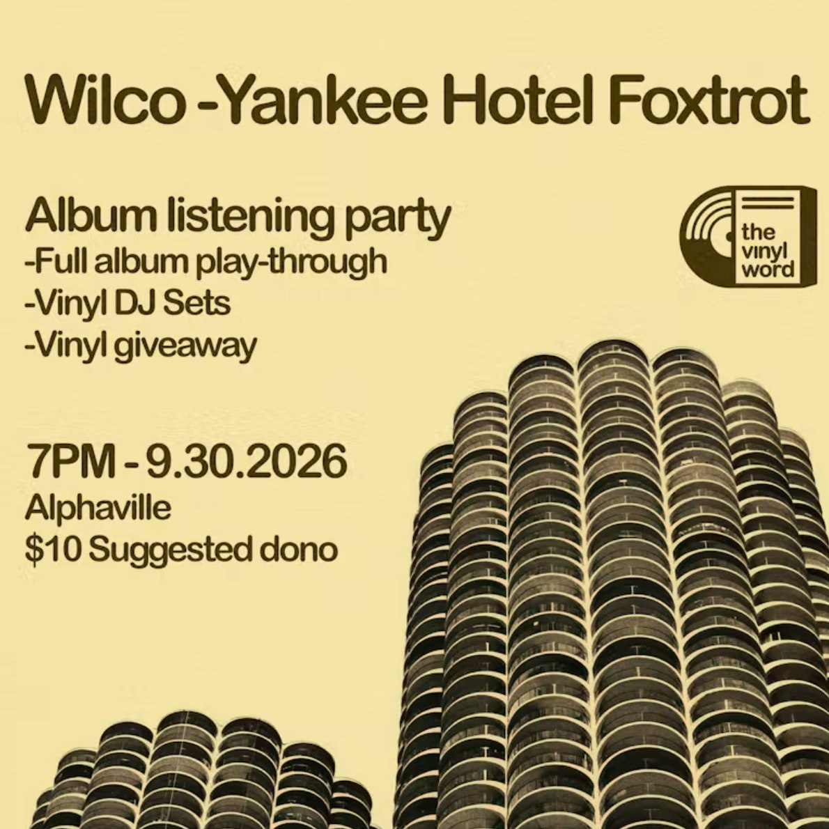 The Vinyl Word does Wilco, Yankee Hotel Foxtrot