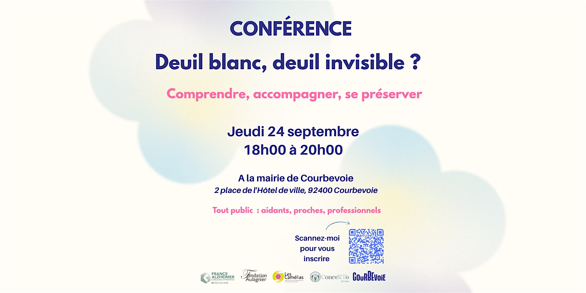Conférence sur le deuil blanc