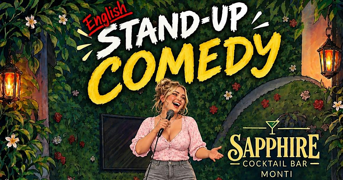 Late-Night Comedy (in English) at Sapphire Cocktail Bar.