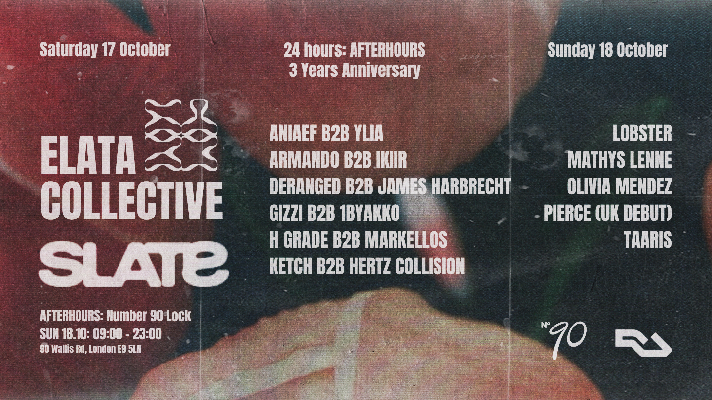 Elata meets Slate: 3rd Anniversary - 24h Edition [AFTERHOURS]