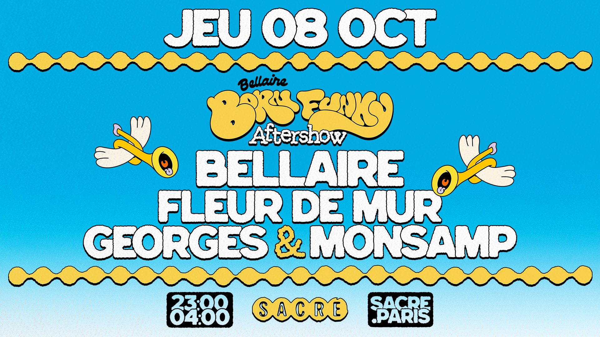 Sacré présente: Bellaire & Friends 'Born Funky' aftershow