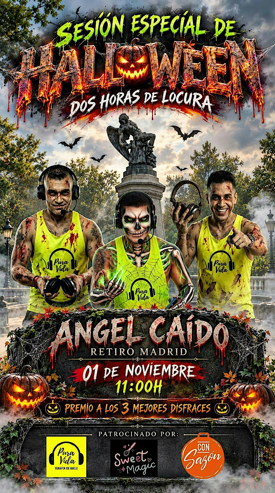 Sesión Especial de Halloween Domingo 01/11 Ángel Caído Retiro