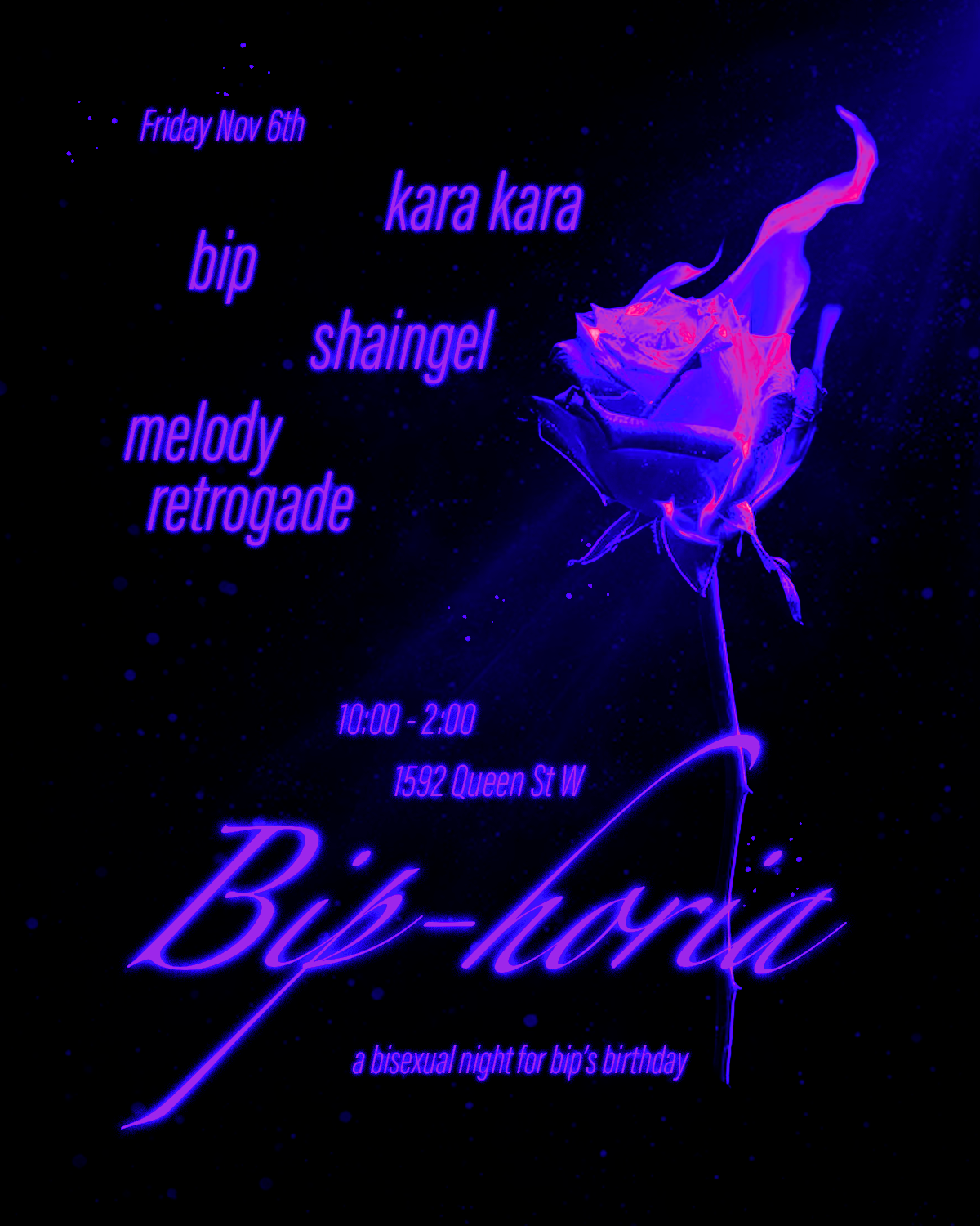 BIP-HORIA - a bisexual night for bip's birthday