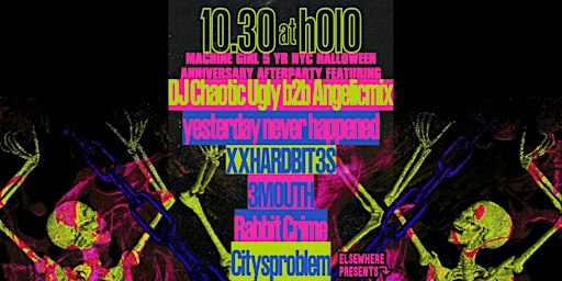 Elsewhere x H0L0: Machine Girl 5 Yr NYC Halloween Anniversary Afterparty