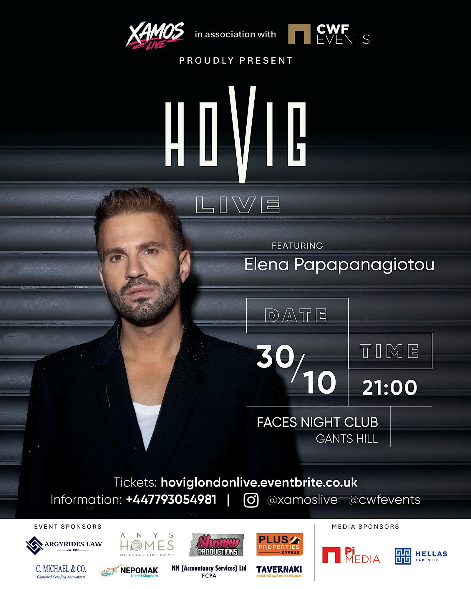 HOVIG LIVE IN LONDON