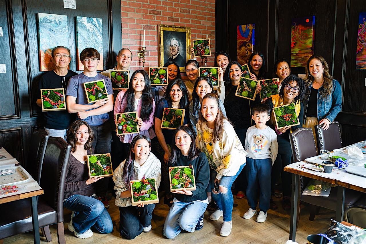 Forest in a Frame: Preserved Moss Art Workshop at Yuan Ru Gallery