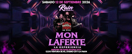 La Experiencia MON LAFERTE con Tormento en Rain Studio City!