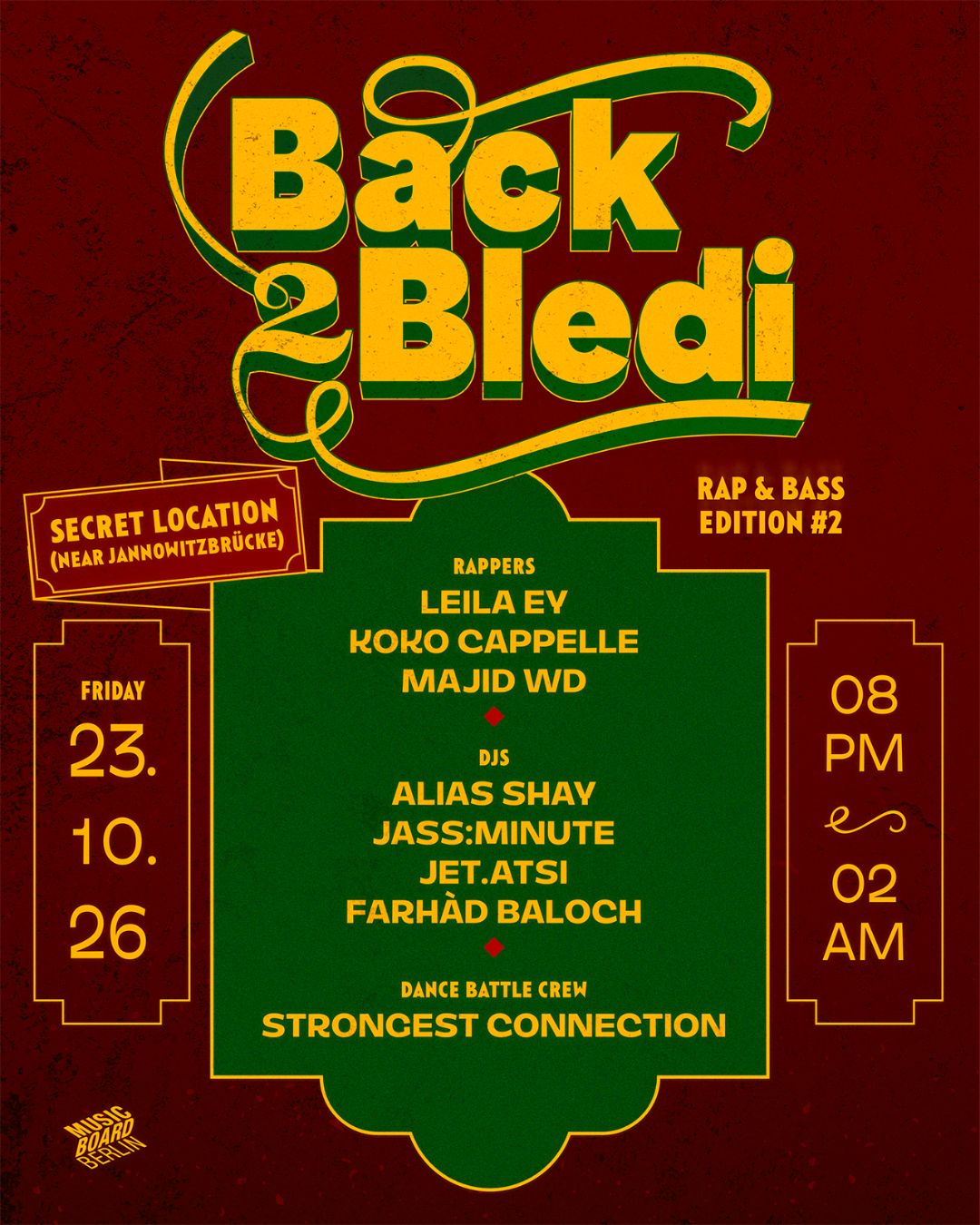 Back2Bledi - Rap & Bass Edition