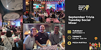 Toronto Event Hub: September Trivia Tuesday Social Mixer
