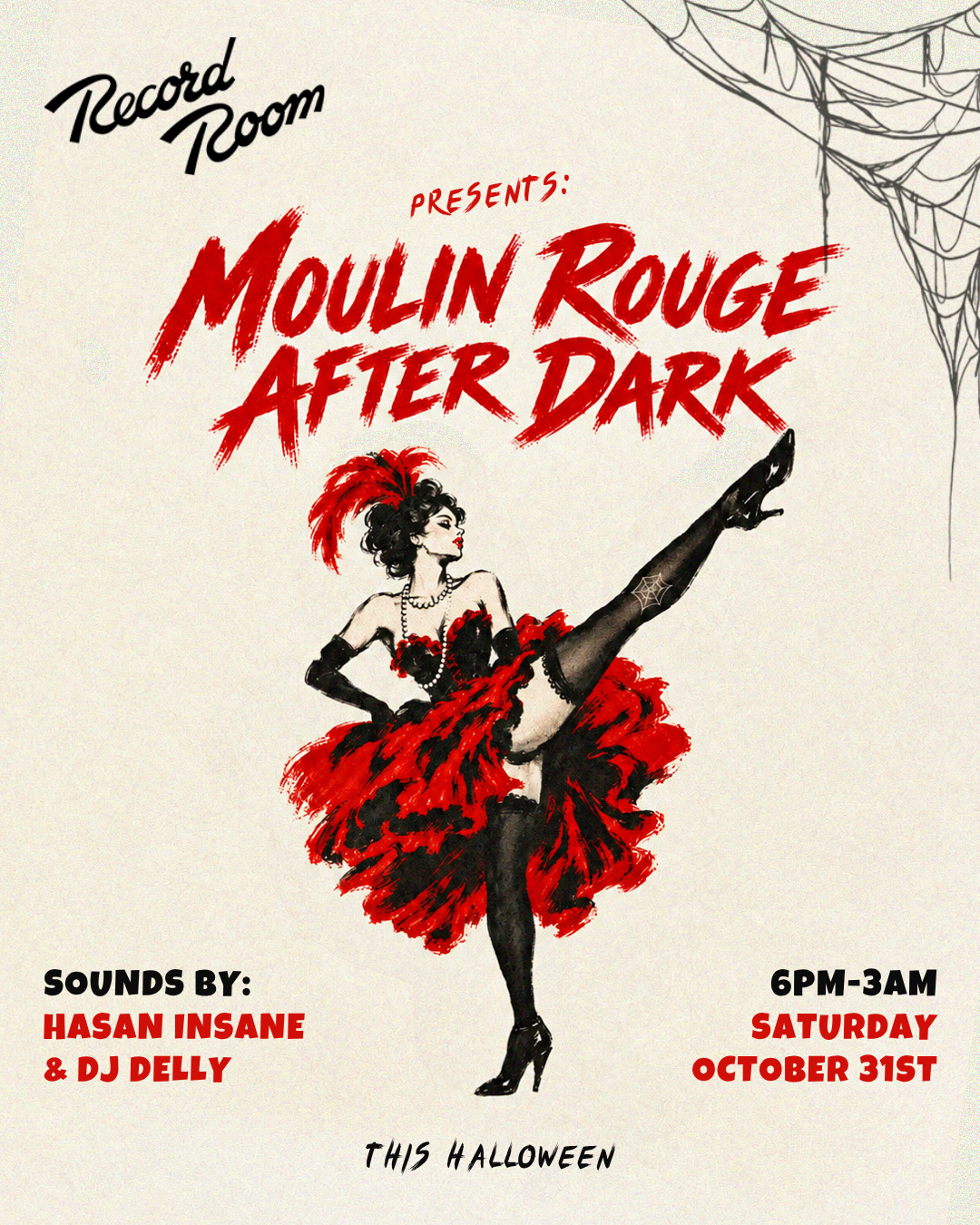 A Record Room Halloween: 
Moulin Rouge After Dark