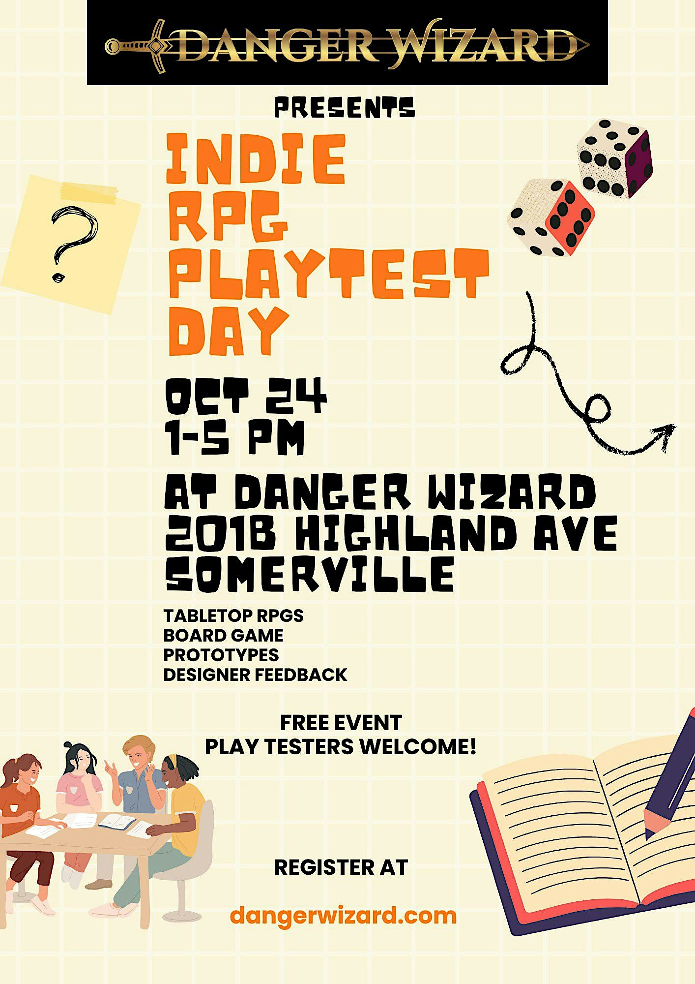 Indie RPG Play Test Day