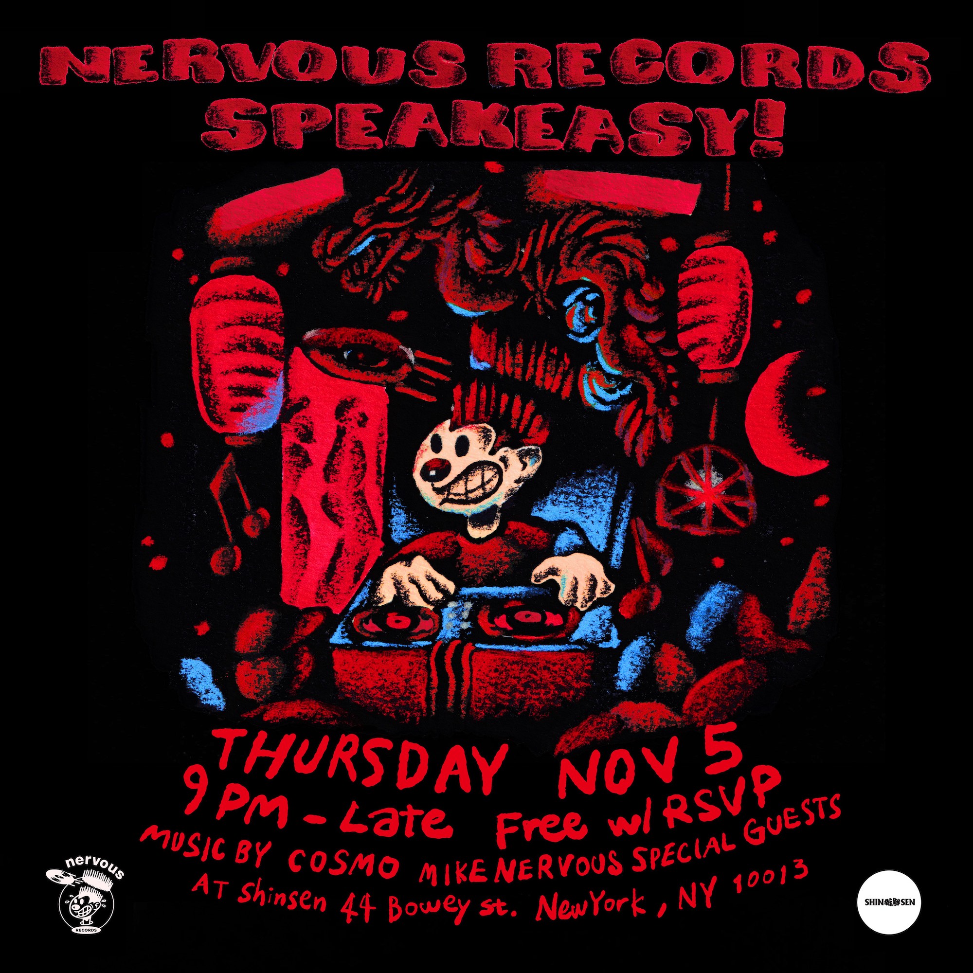Nervous Records Speakeasy with Cosmo & Mike Nervous