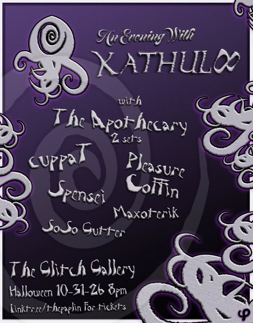 An Evening with Kathuloo: The Apothecary, Pleasure Coffin & more
