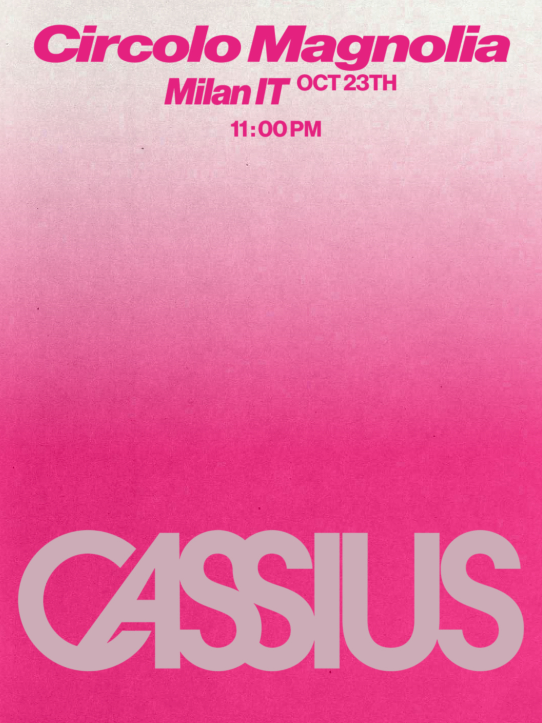 Magnolia presents: Cassius Club with Eternal Love + Davide Dev