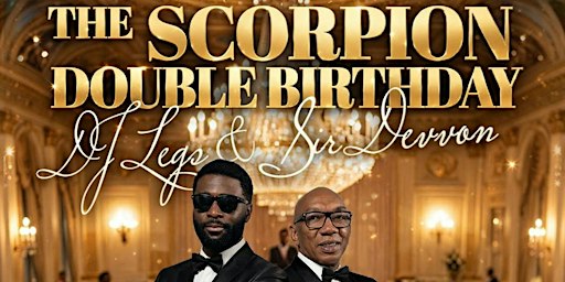 DJ Legs and Sir Devvon's joint Scorpion birthday party