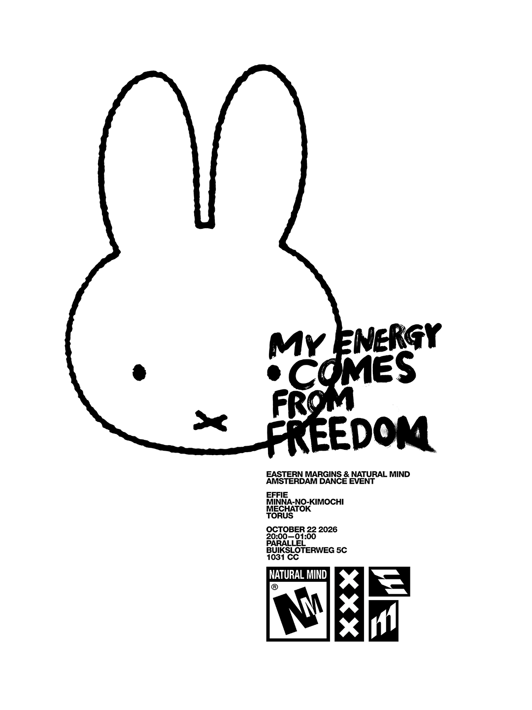 Eastern Margins x Natural Mind with Effie, Minna-no-Kimochi, Mechatok & Torus