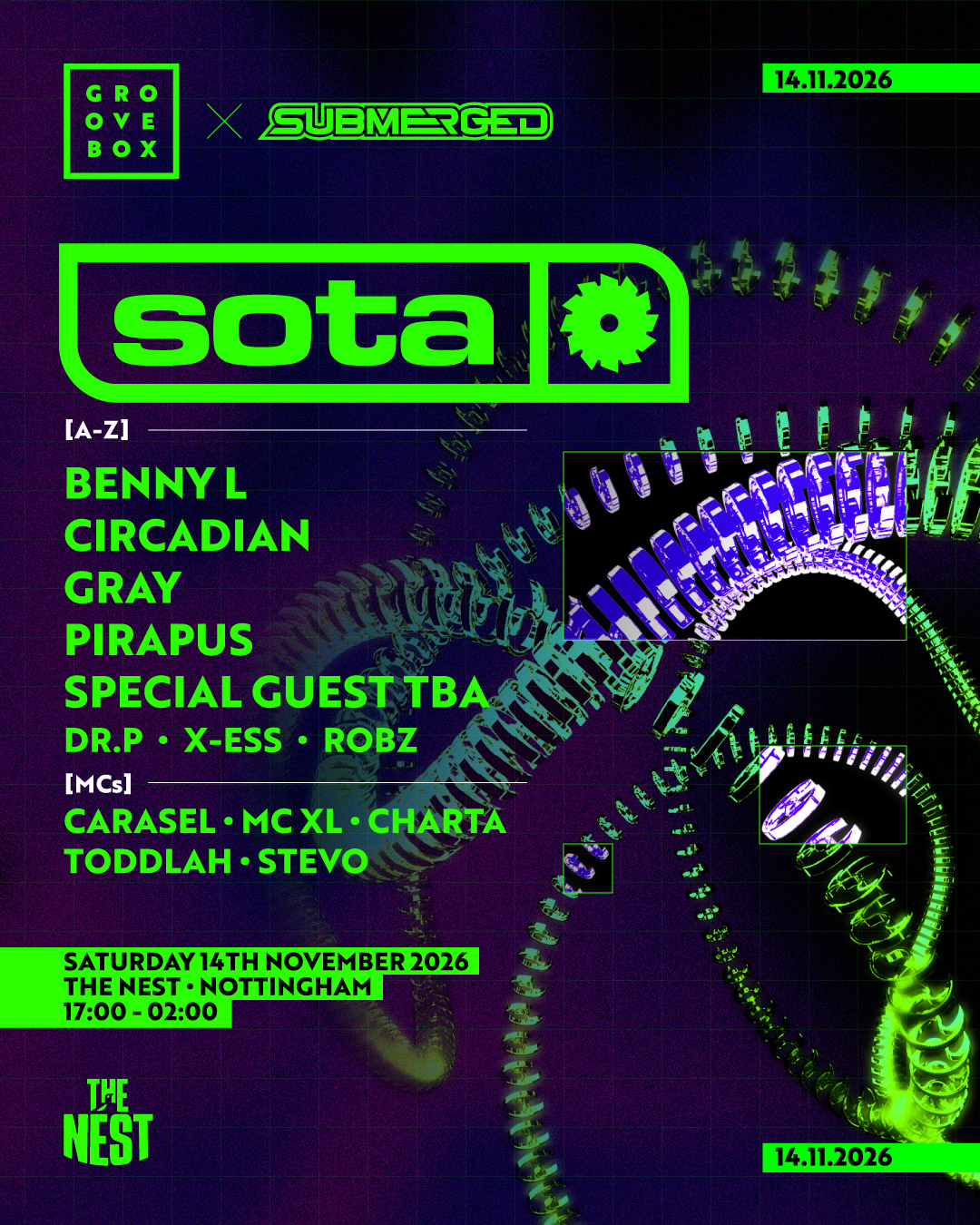 SOTA, Circadian & MORE - Groovebox X Submerged