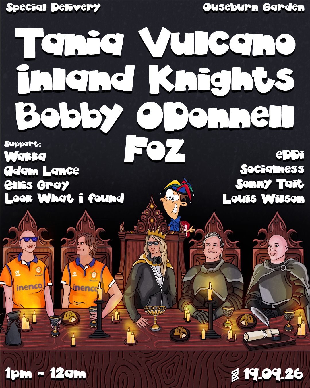 Digital x Special Delivery presents: Tania Vulcano, Inland Knights, Bobby ODonnell B2B Foz