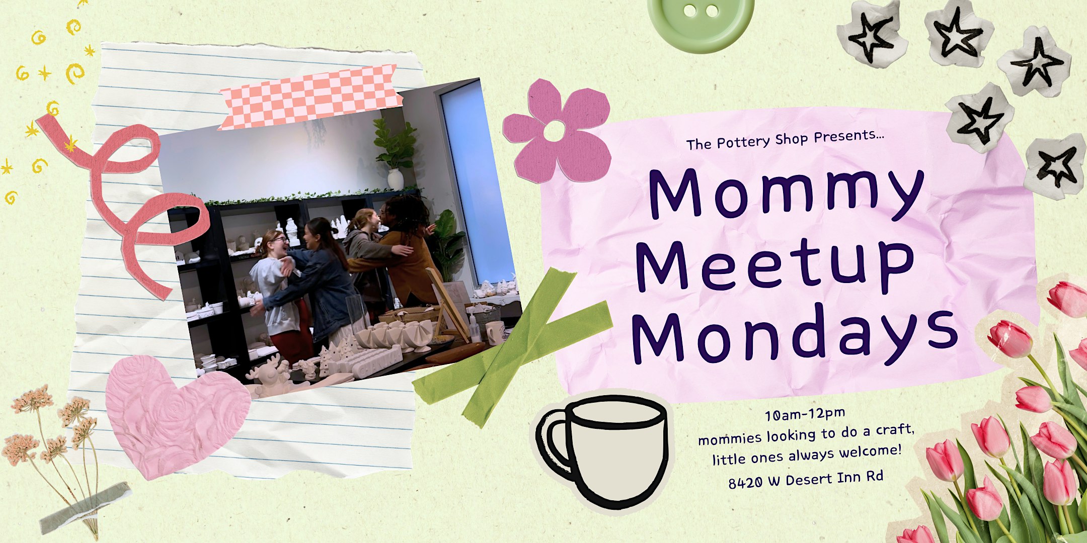Mommy Meet Up Monday at The Pottery Shop (DI & Durango)