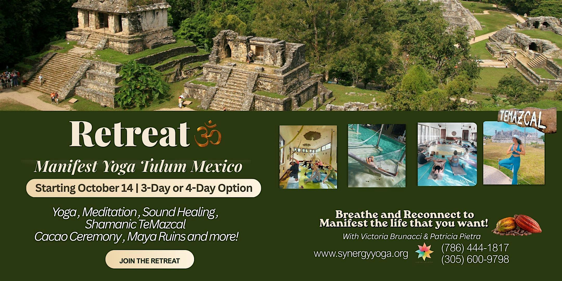 Manifest Yoga Retreat Tulum | October 14–18
