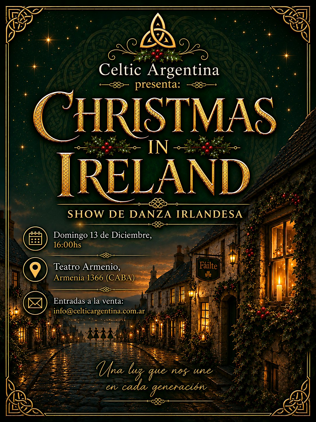 CHRISTMAS IN IRELAND - Show de Danza Irlandesa