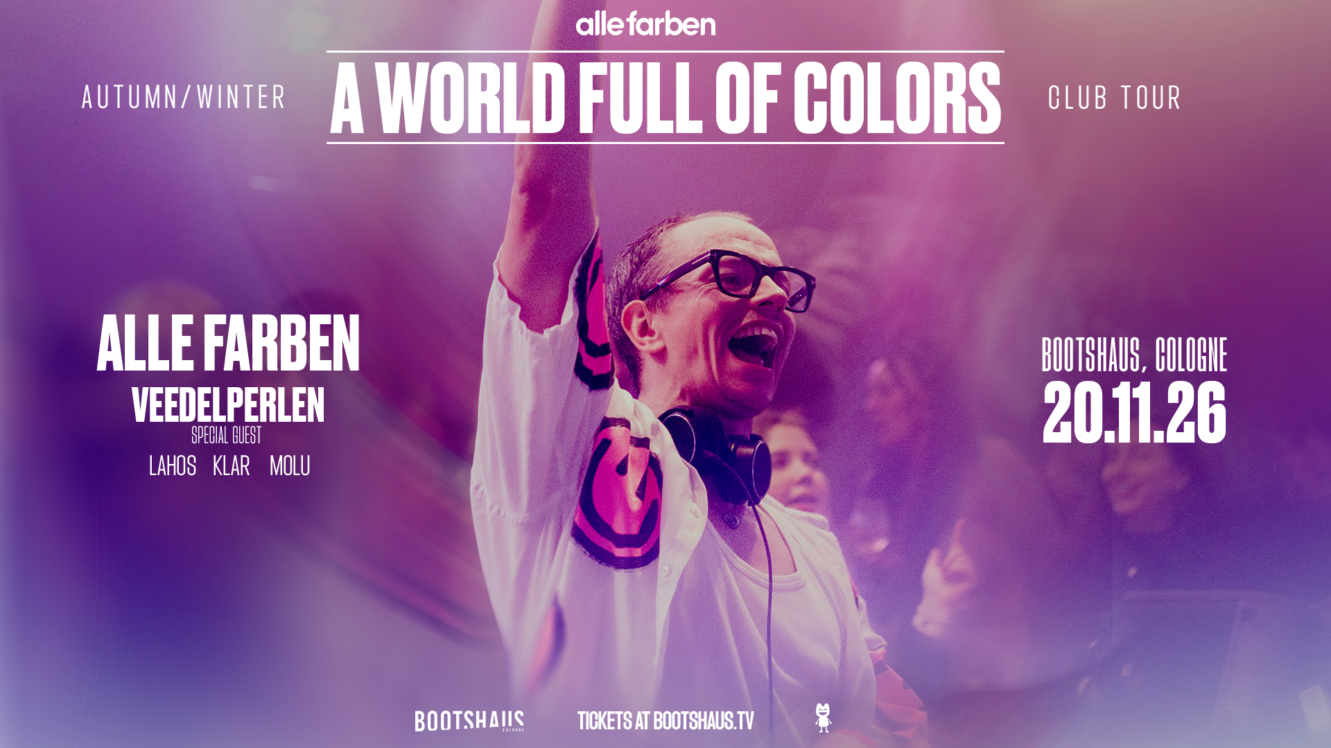 Alle Farben - A World full of Colors Club Tour 2026