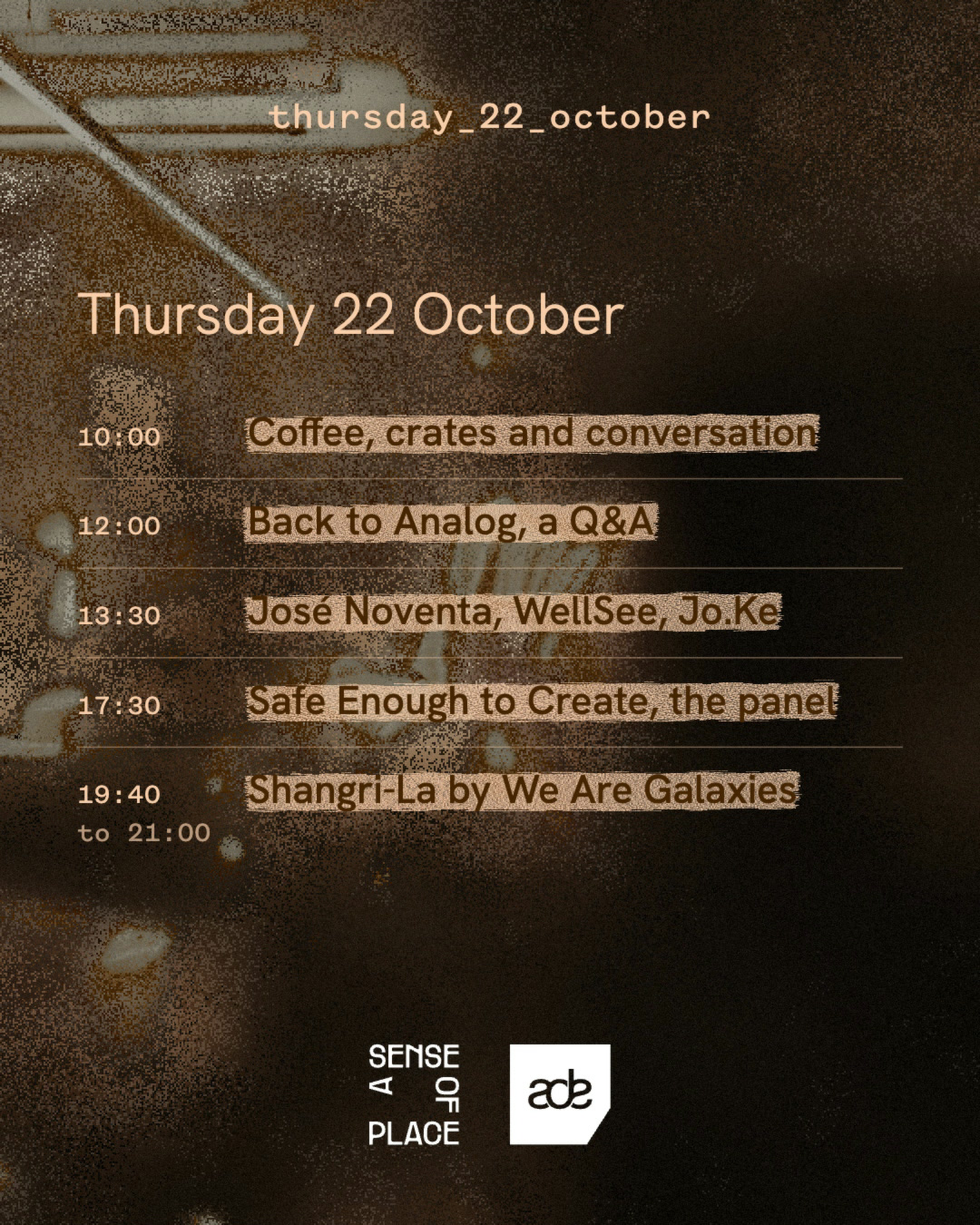SAFE ENOUGH TO CREATE. A forum by Amstel Bleach x FuLi