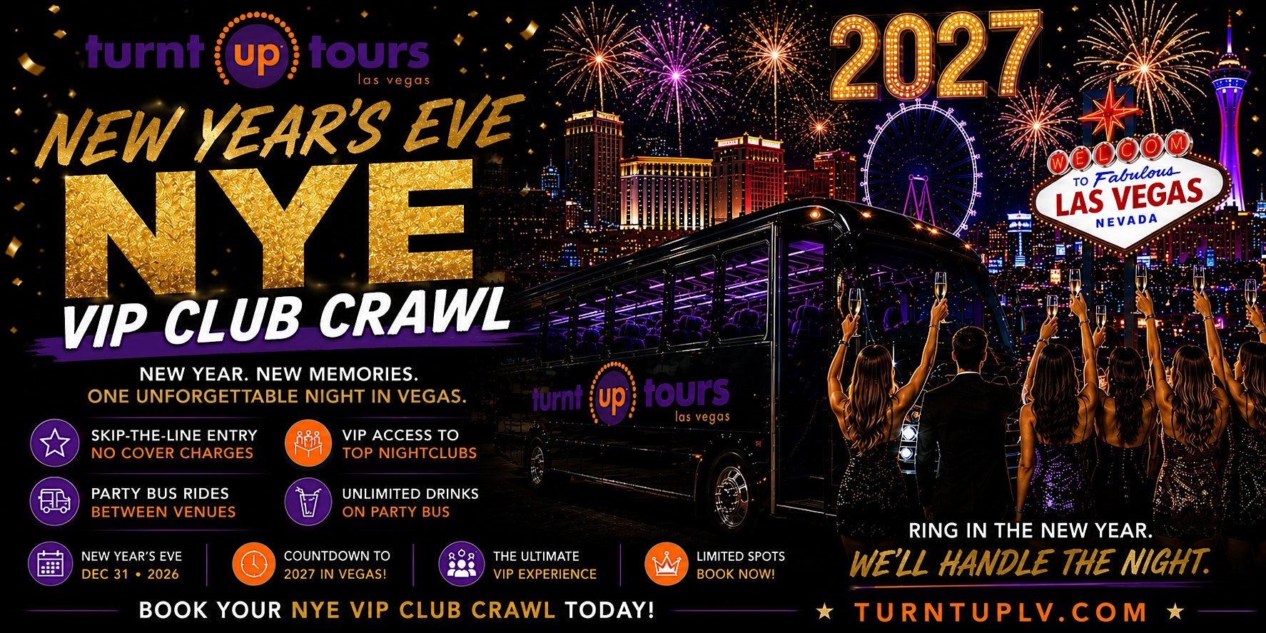 New Year's Eve Las Vegas Club Crawl