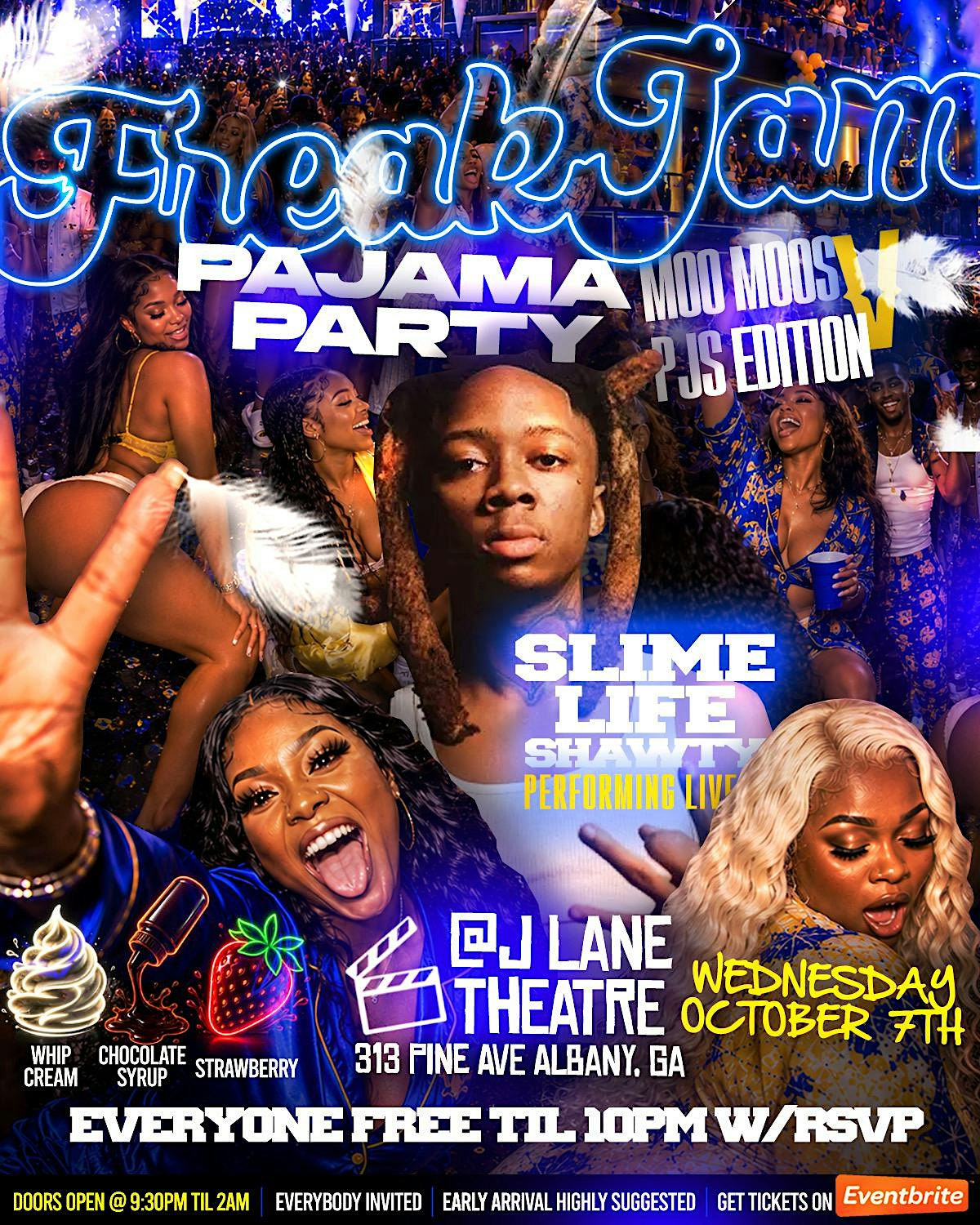 ASU FREAK JAMA MOOS MOOS VS PAJAMAS SLIME LIFE SHAWTY LIVE