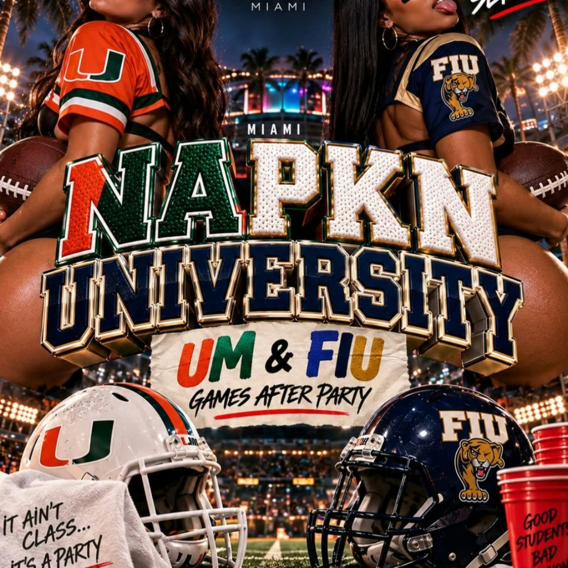 MIAMI COLLEGE TAKEOVER: UM x FIU AFTER PARTY