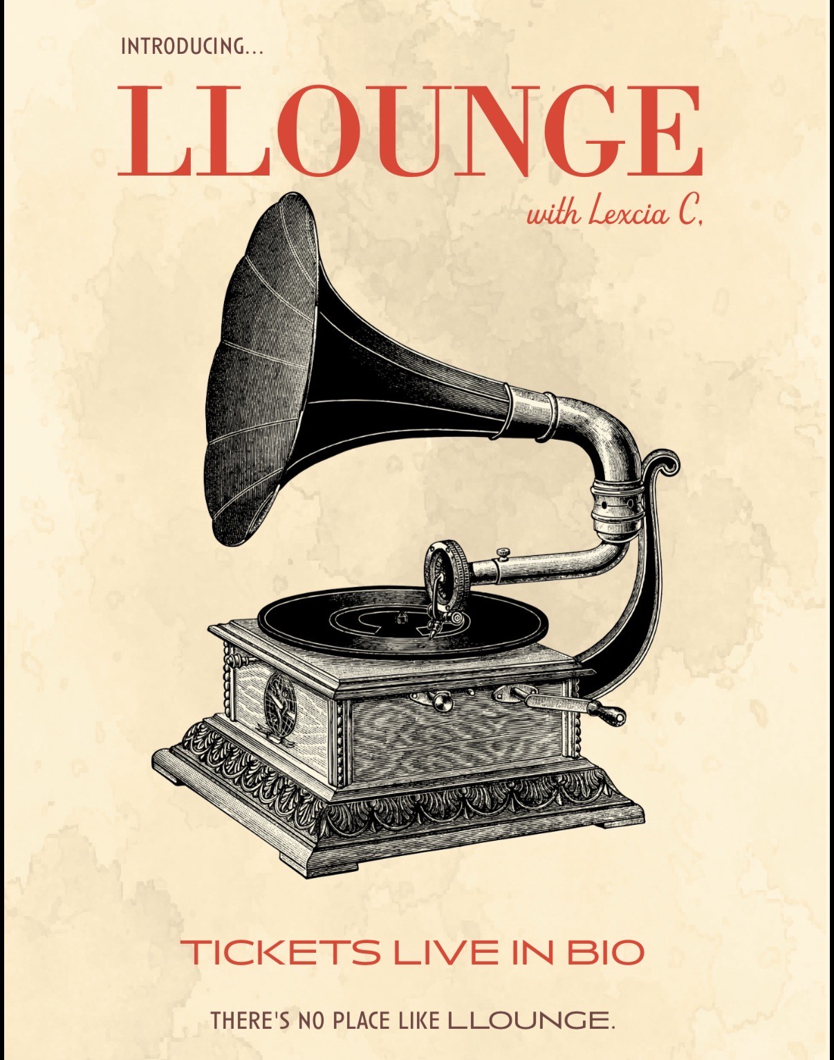 LLOUNGE 
w/ lexcia c 🎙️