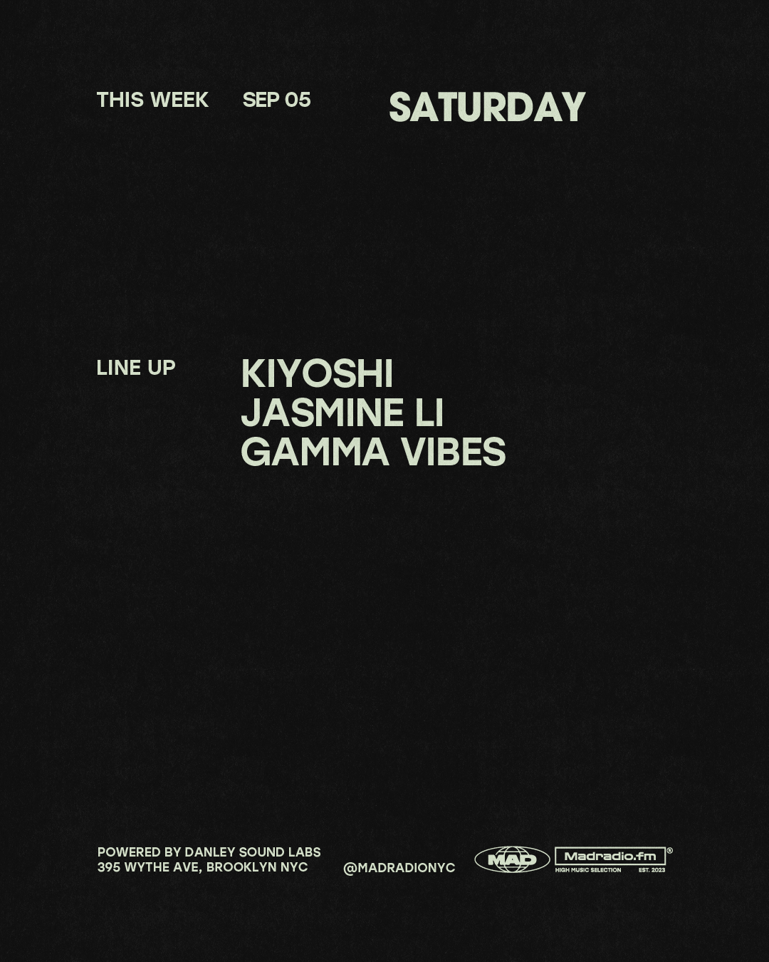 Kiyoshi / Jasmine Li / Gamma Vibes