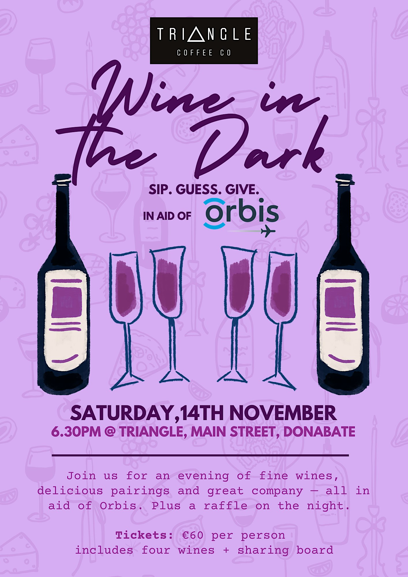 Wine in the Dark for Orbis