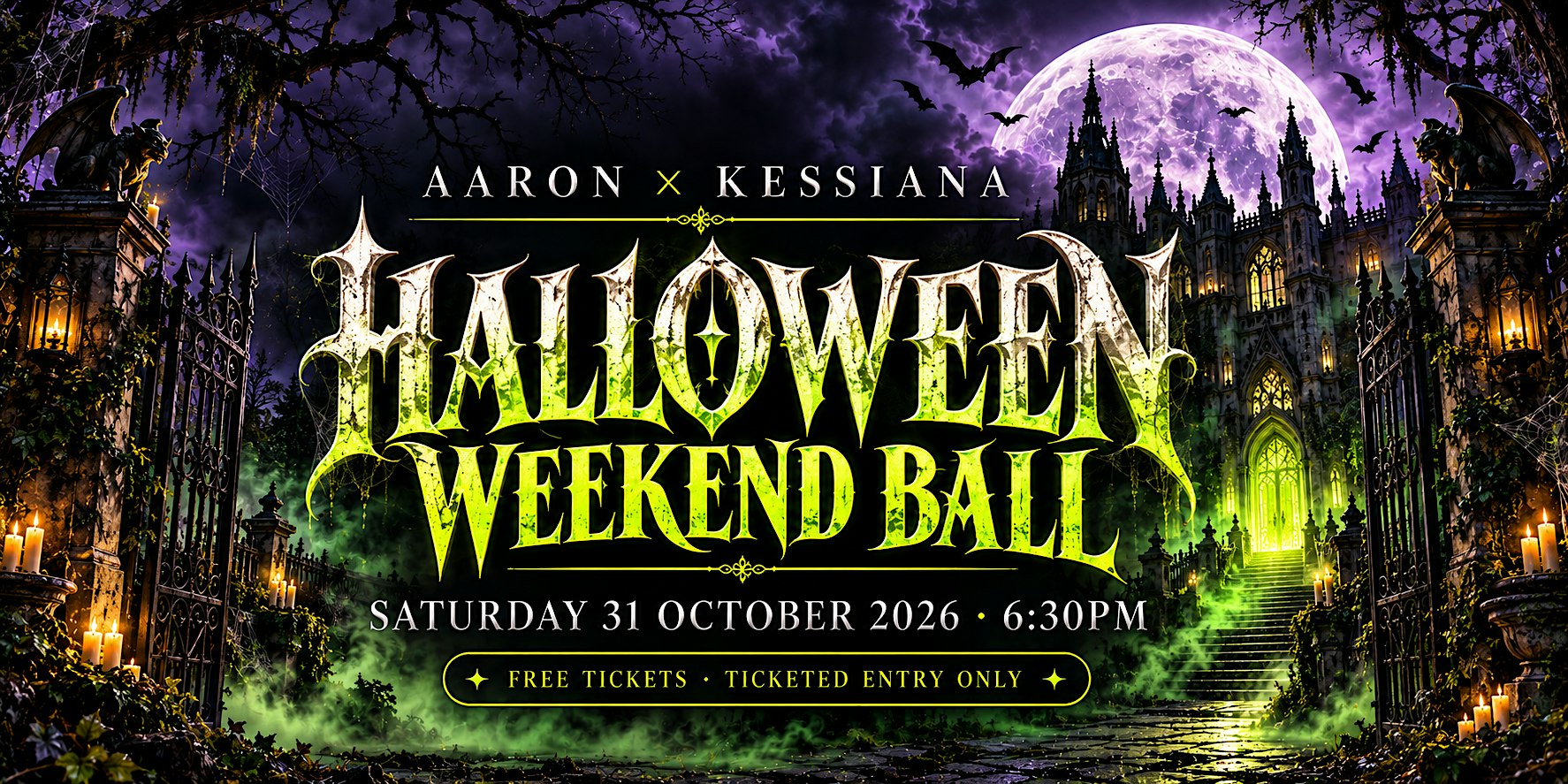 Aaron x Kessiana Halloween Weekend Ball