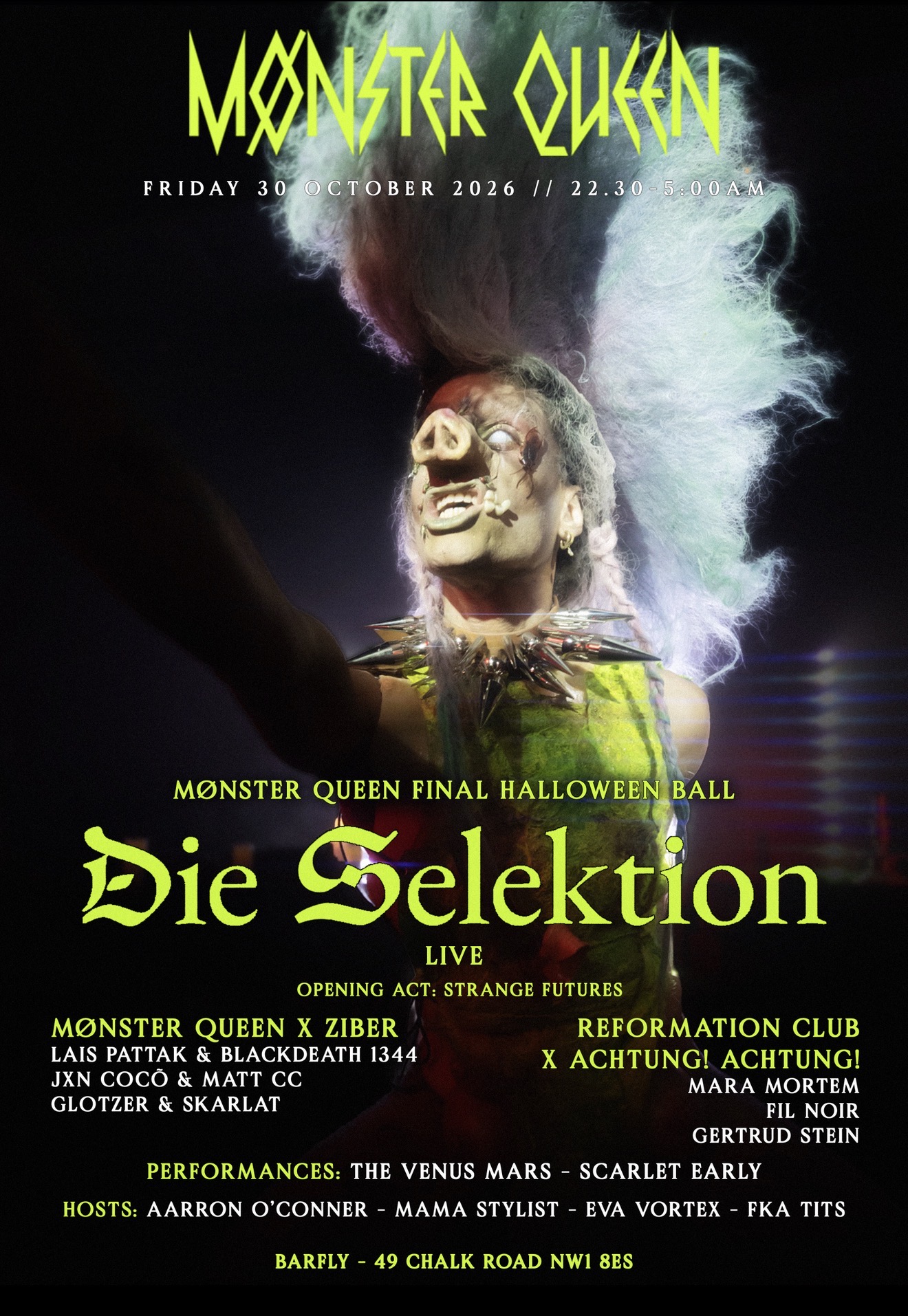 Mønster Queen - THE FINAL HALLOWEEN BALL w/ Die Selektion (LIVE) 