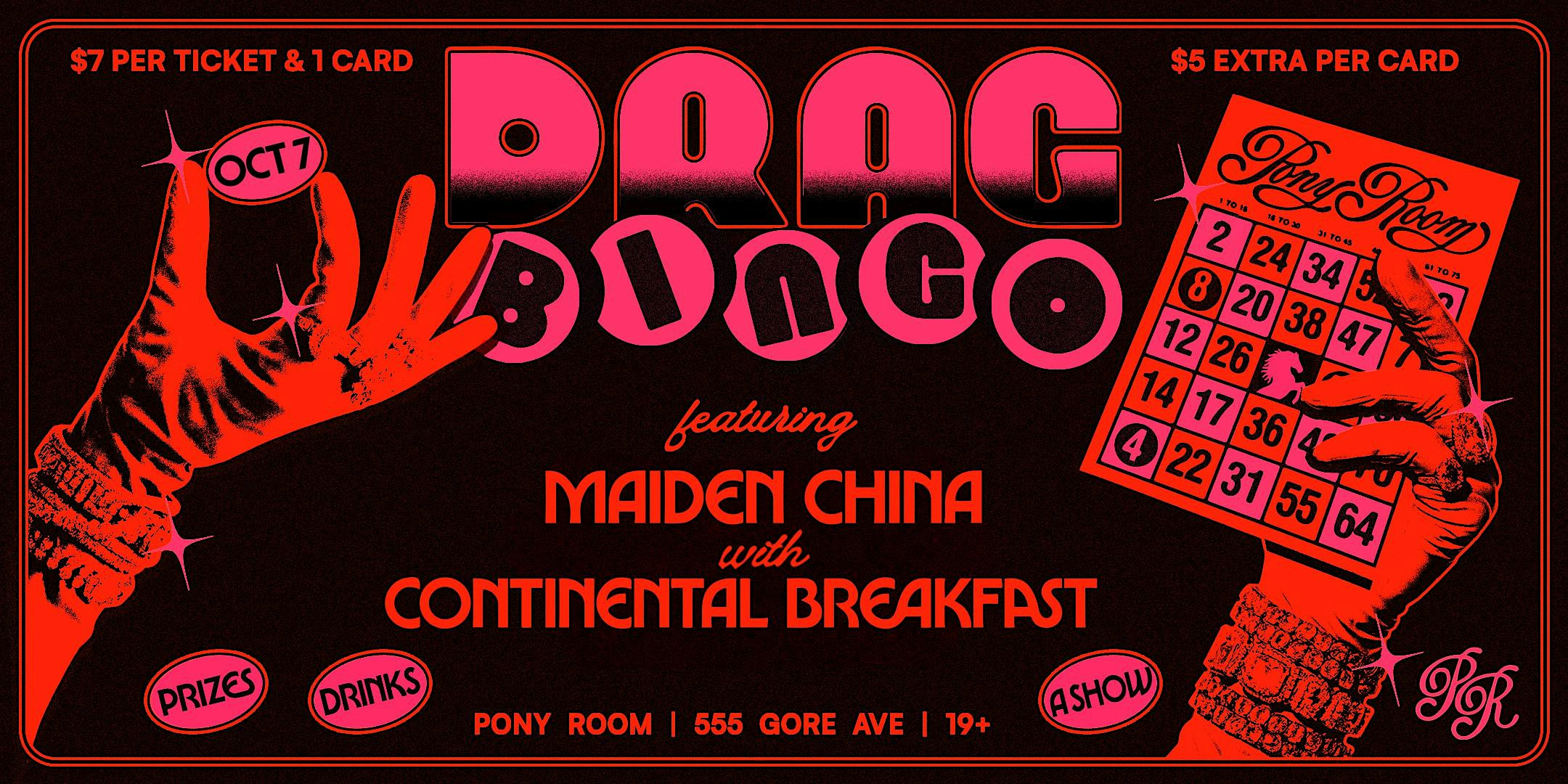DRAG BINGO ~ At Pony Room