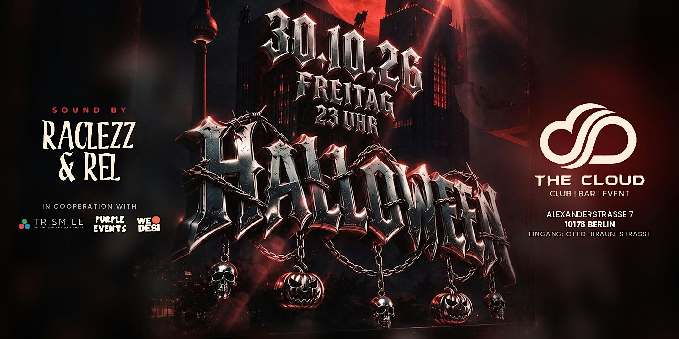 HALLOWEEN 2026 @ The Cloud Club Alexanderstraße