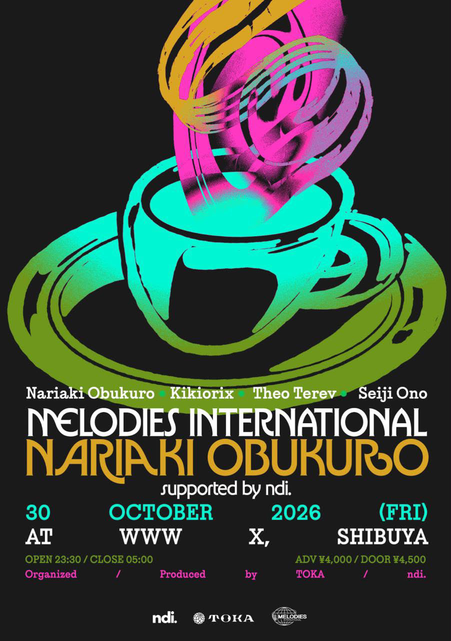 Melodies International JP Tour with Nariaki Obukuro supported by ndi
