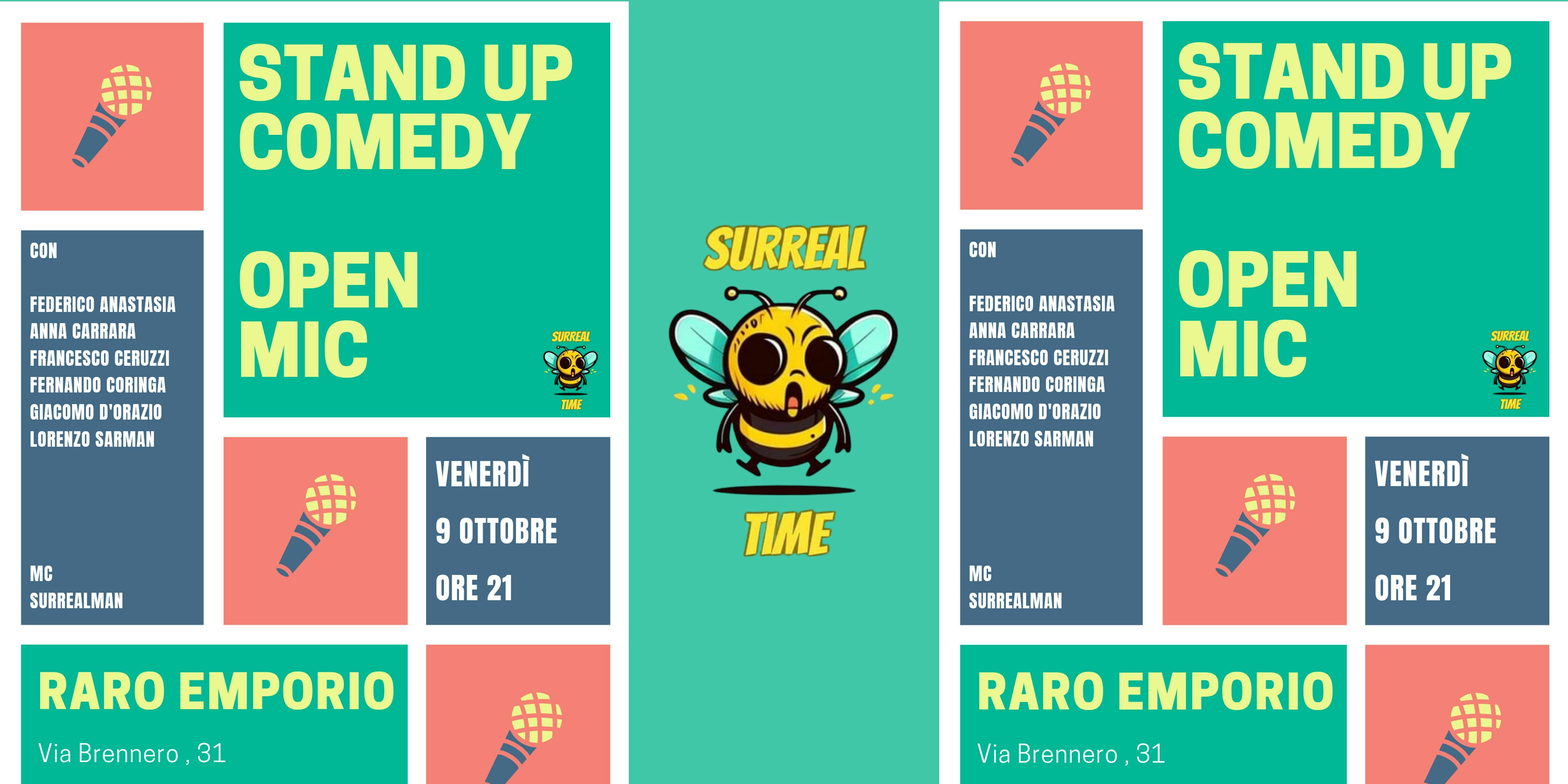 STAND UP COMEDY OPEN MIC  @RARO EMPORIO