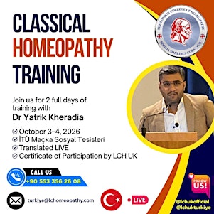 Classical Homeopathy Training - Turkey Special Event by LCH UK