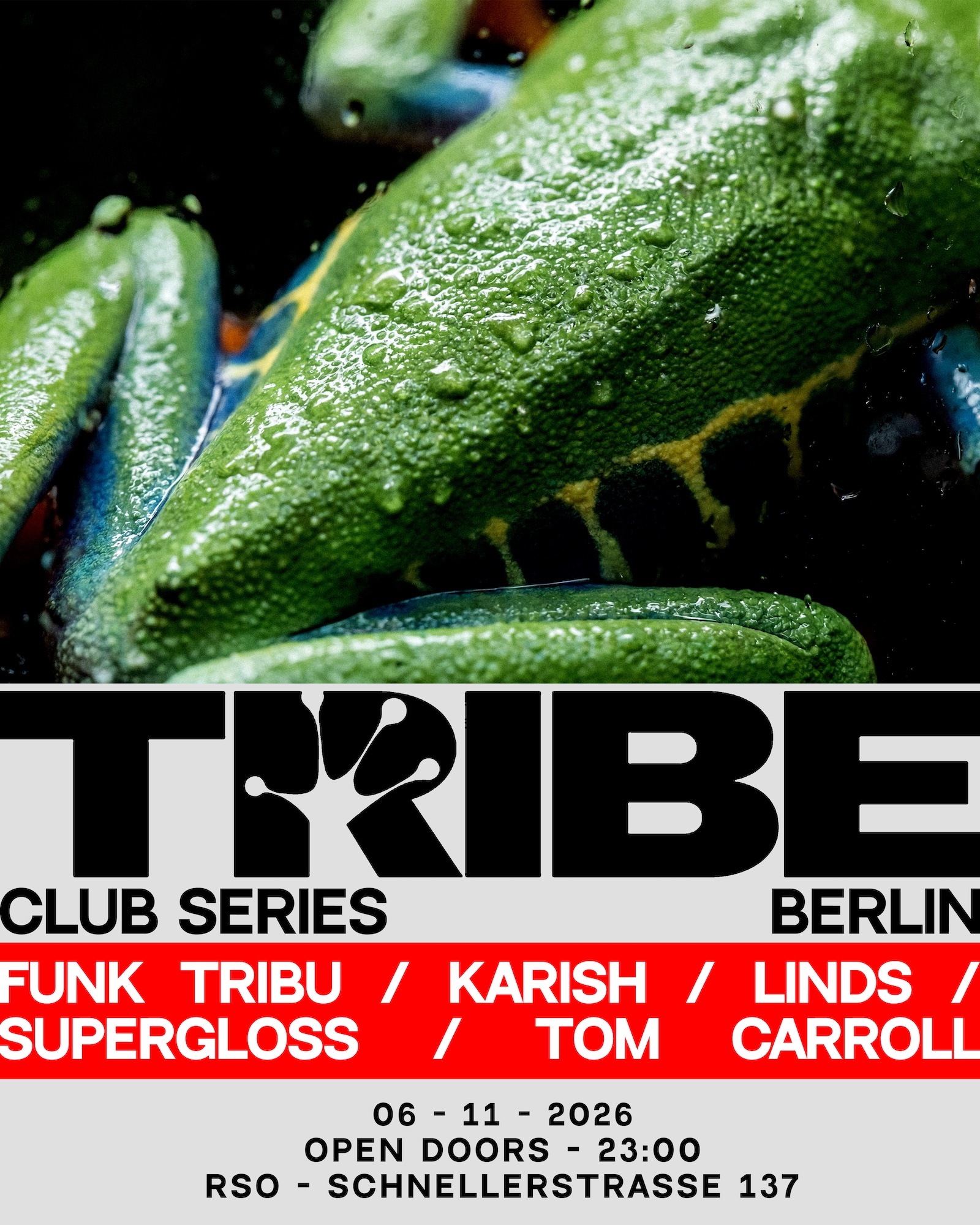 TRIBE CLUB SERIES with Funk Tribu, Supergloss, Linds, Tom Carroll & KARISH