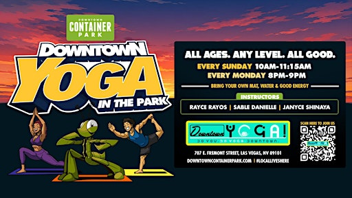 Downtown Yoga in the Park: Las Vegas