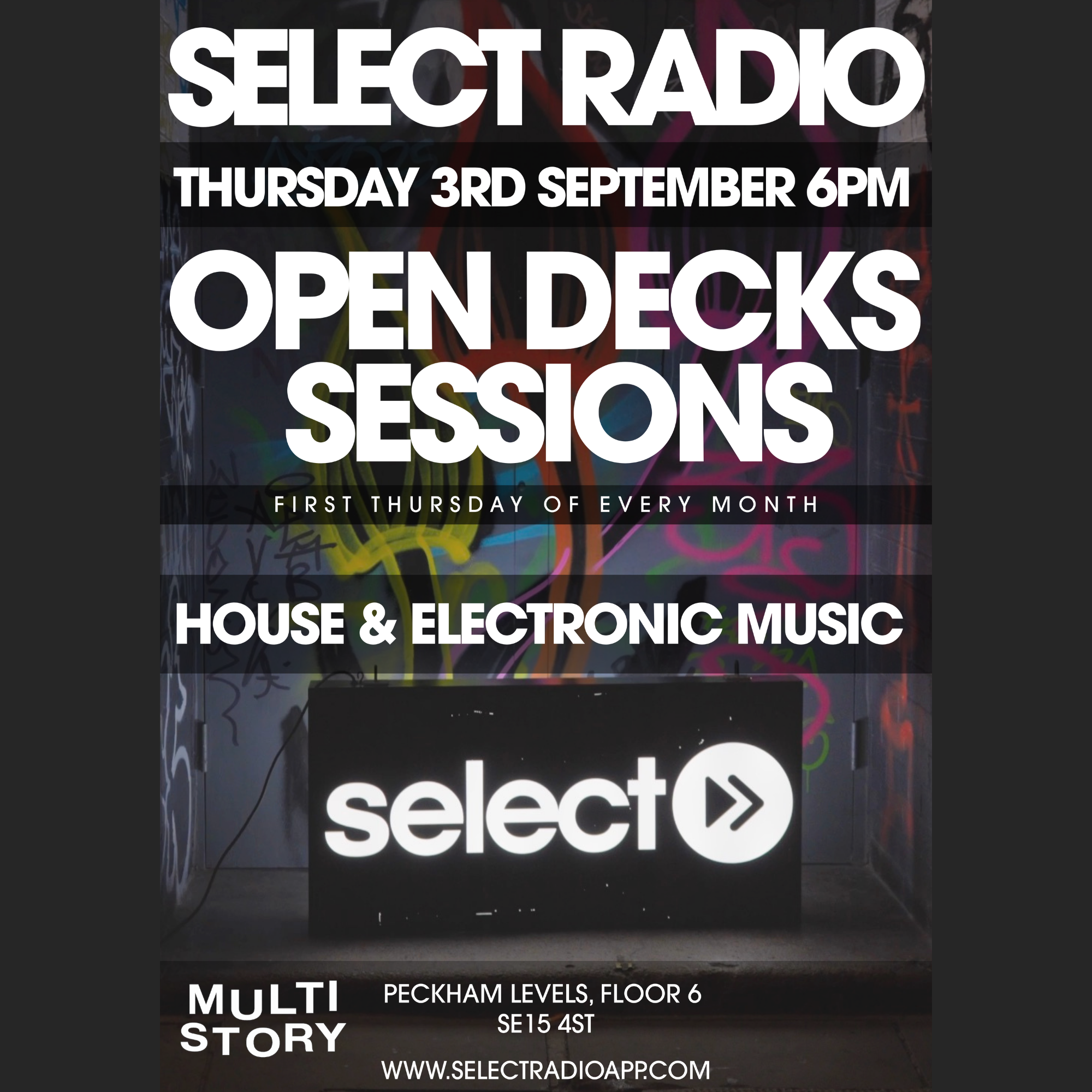 Select Radio's Open Decks Series