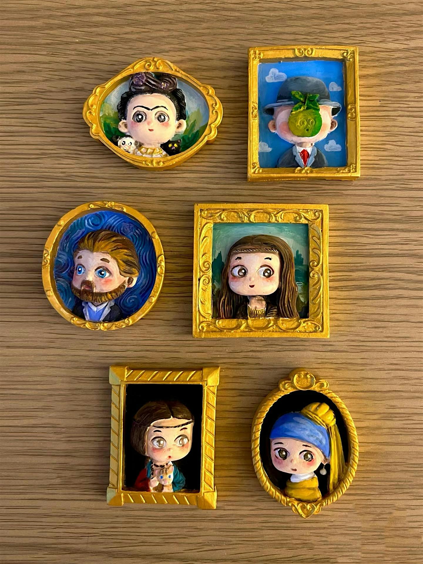 Painting Workshop: Artist Refrigerator Magnets