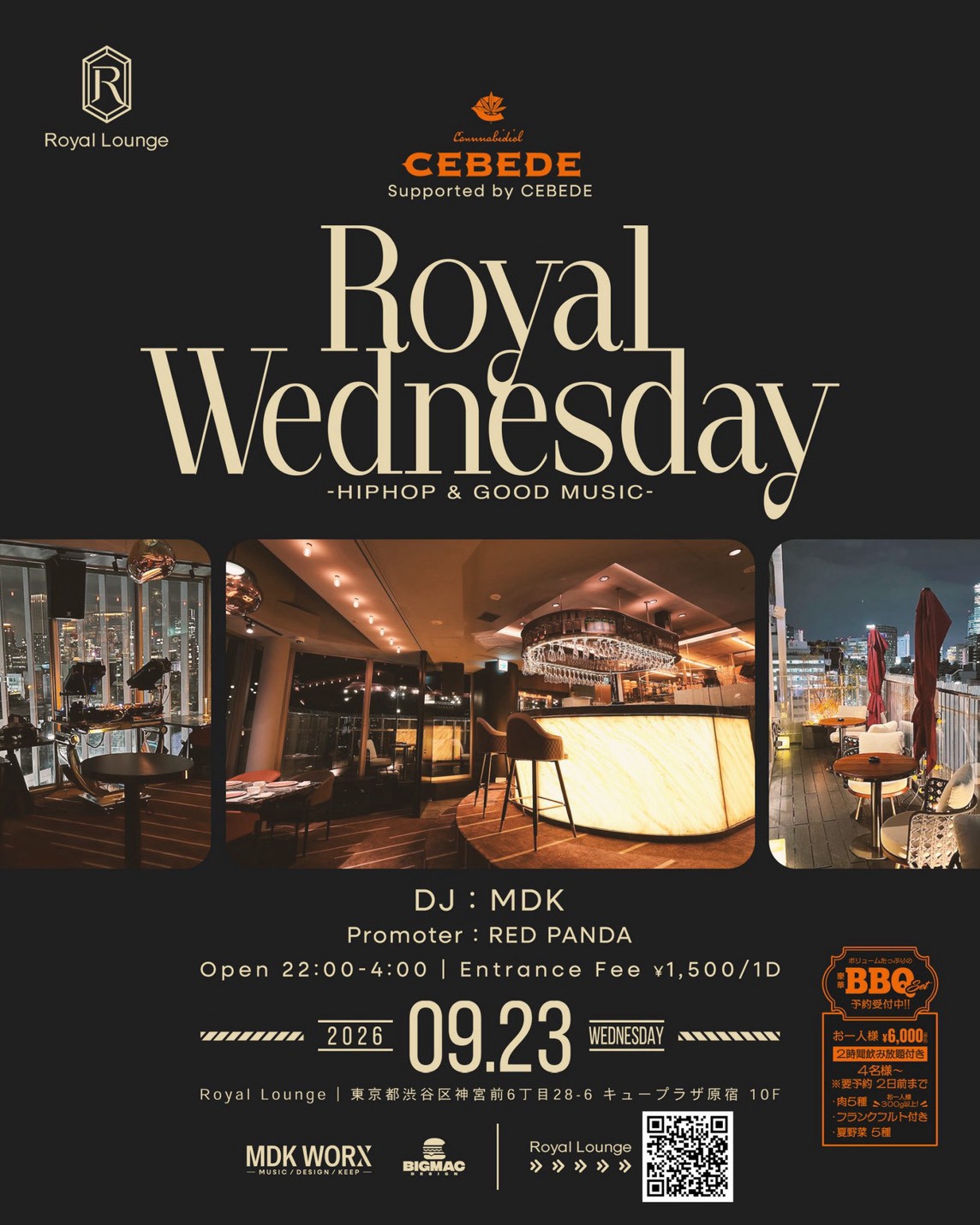 'ROYAL WEDNESDAY' Supported by CEBEDE